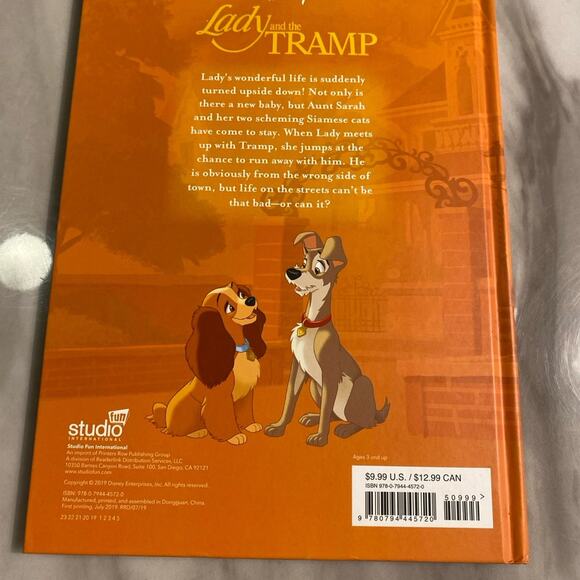 Lady in the tramp hardcover book - Picture 3 of 5